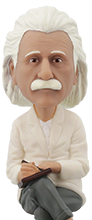 Royal Bobbles Albert Einstein Bobblehead Computer Sitter