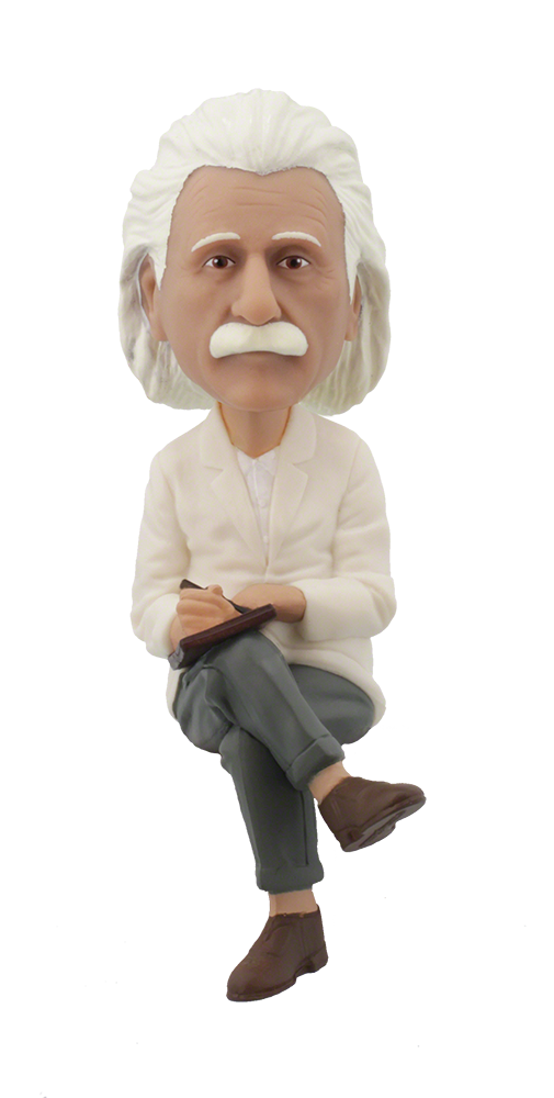 Royal Bobbles Albert Einstein Bobblehead Computer Sitter