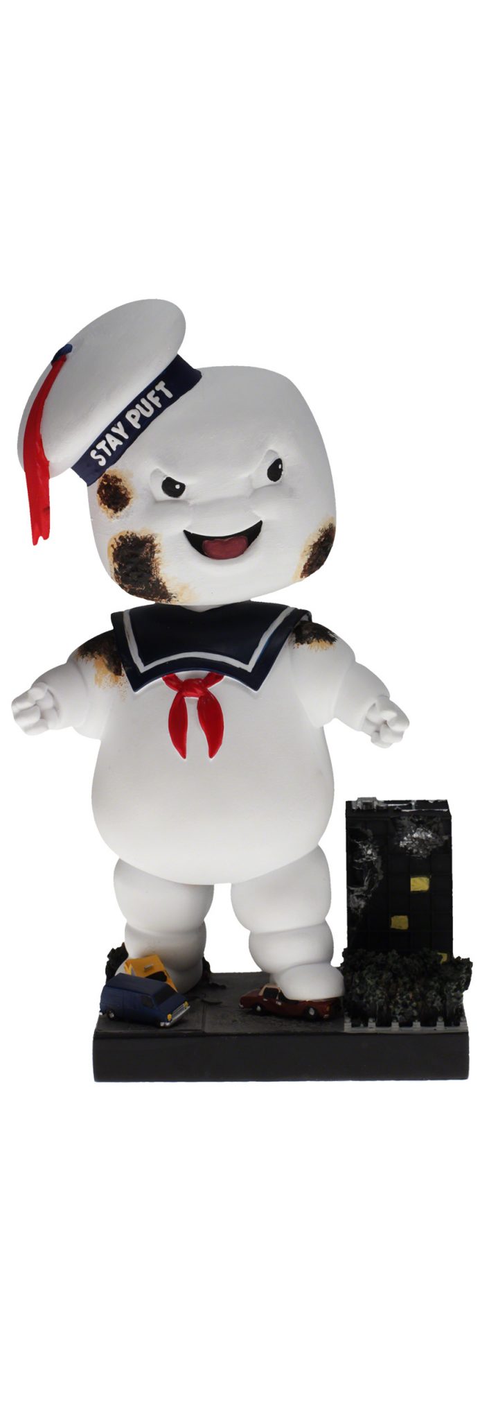 Ghostbusters Classic Stay Puft Scorched Bobblehead Royal Bobbles