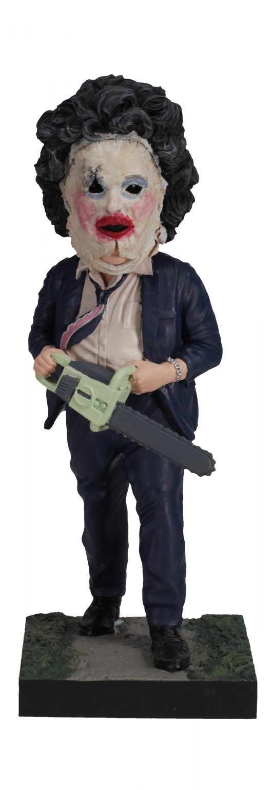 Leatherface Pretty Woman Bobblehead Spirit Halloween Exclusive