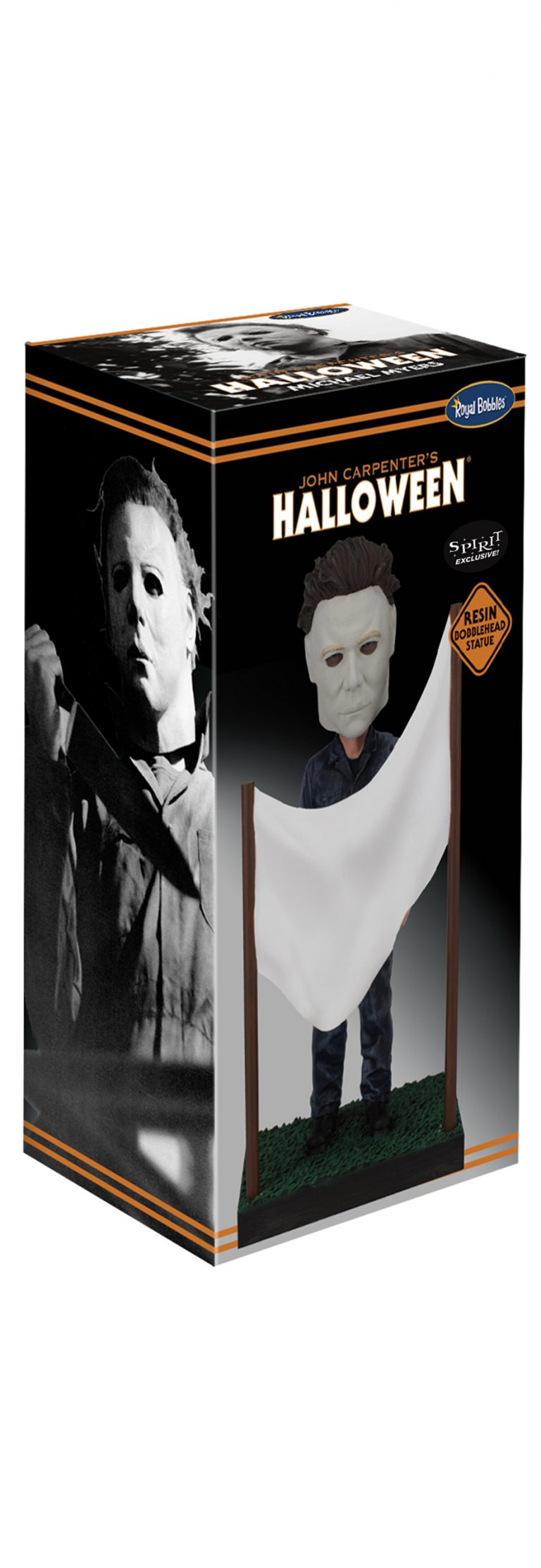 Michael Myers Clothesline Spirit Halloween Exclusive Royal Bobbles